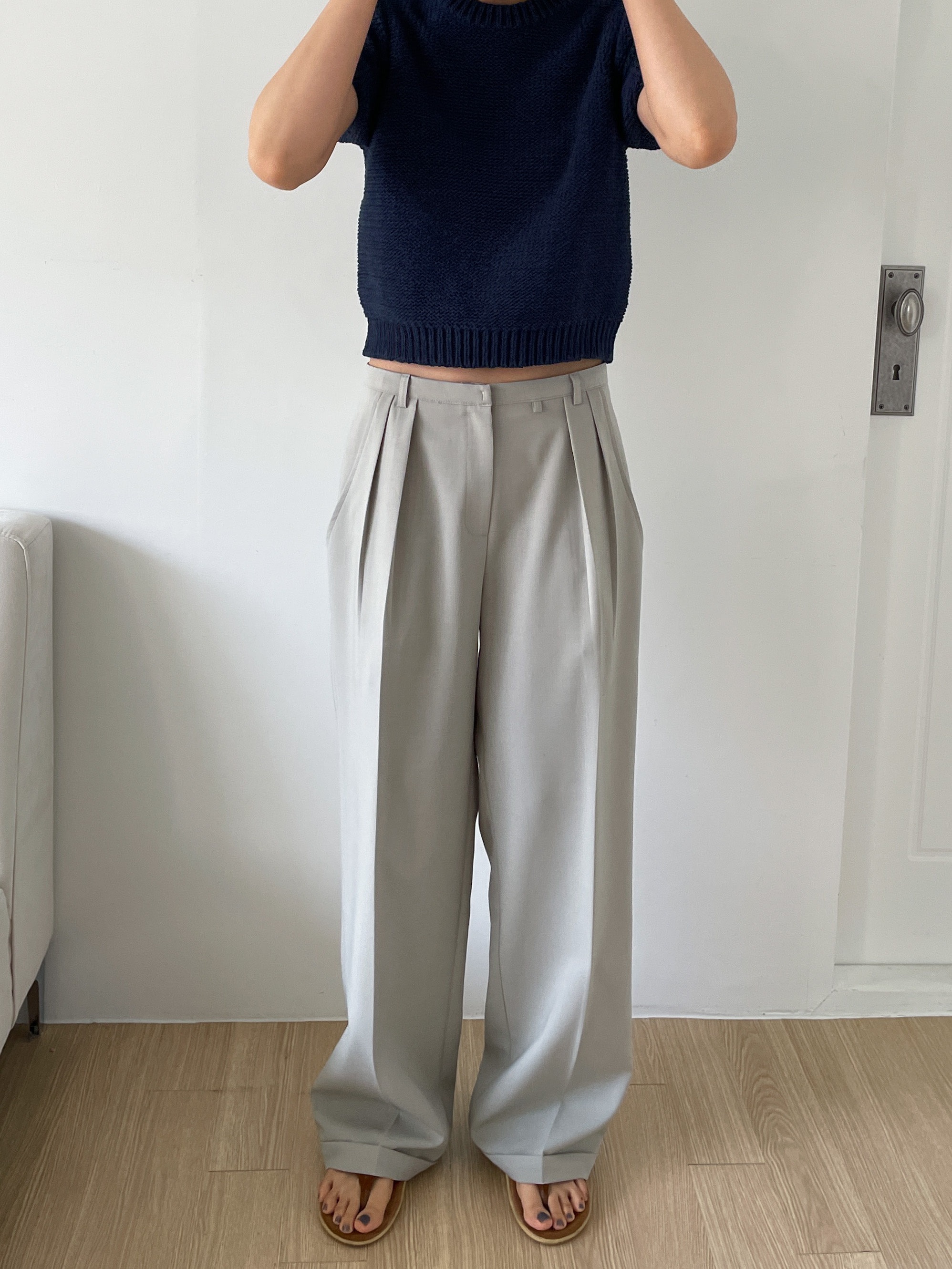 /LOW RISE TROUSERS